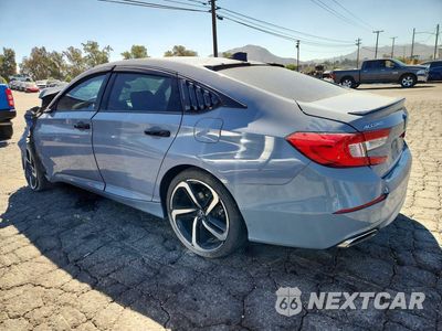 Drugie zdjęcie samochodu z przodu: 2022 HONDA ACCORD SPORT VIN:1HGCV1F37NA015913 - miniatura
