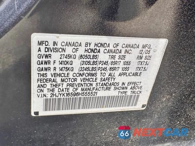 Zdjęcie 10 z 10 samochodu: 2006 HONDA RIDGELINE RTL VIN:2HJYK16596H555521 - miniatura
