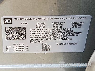 Zdjęcie 13 z 13 samochodu: 2027 CHEVROLET EQUINOX RS VIN:3GNARLEG4VL134464 - miniatura