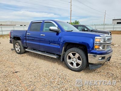 Czwarte zdjęcie samochodu z boku: 2014 CHEVROLET SILVERADO K1500 LT VIN:3GCUKREC0EG364019 - miniatura