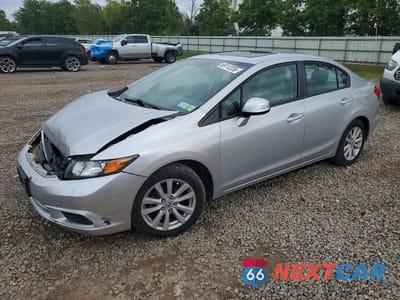 2012 HONDA CIVIC EXL 2HGFB2F96CH520534 - główne zdjęcie licytacji z USA - miniatura