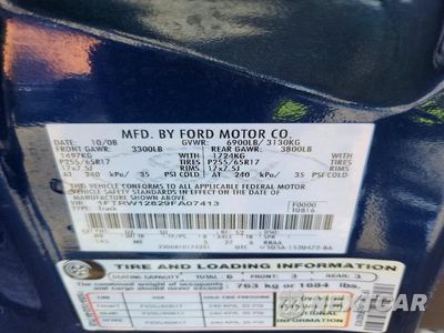 Zdjęcie 12 z 12 samochodu: 2009 FORD F150 SUPERCREW VIN:1FTRW12829FA07413 - miniatura