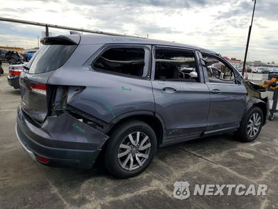 Trzecie zdjęcie samochodu z tyłu: 2020 HONDA PILOT EXL VIN:5FNYF5H53LB028475 - miniatura