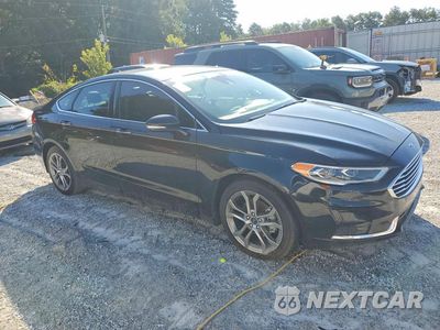 Czwarte zdjęcie samochodu z boku: 2019 FORD FUSION SEL VIN:3FA6P0CD2KR142010 - miniatura