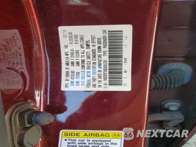 Zdjęcie 12 z 12 samochodu: 2014 HONDA ACCORD LX VIN:1HGCR2F3XEA292291 - miniatura
