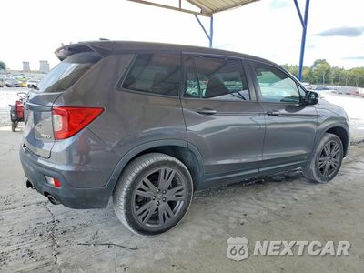Trzecie zdjęcie samochodu z tyłu: 2019 HONDA PASSPORT EXL VIN:5FNYF8H50KB019118 - miniatura