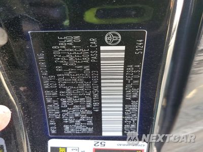 Zdjęcie 12 z 12 samochodu: 2019 TOYOTA CAMRY SE VIN:4T1B11HK5KU746923 - miniatura