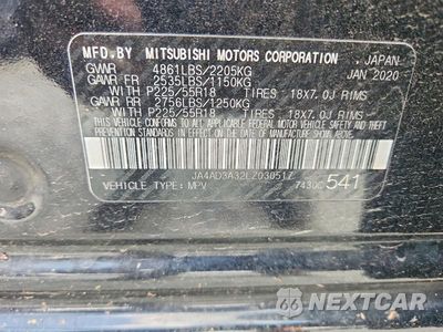 Zdjęcie 12 z 12 samochodu: 2020 MITSUBISHI OUTLANDER SE VIN:JA4AD3A32LZ030517 - miniatura