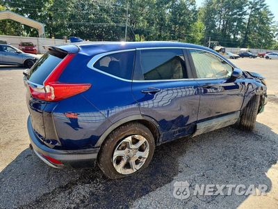 Trzecie zdjęcie samochodu z tyłu: 2017 HONDA CR-V EXL VIN:7FARW1H88HE022772 - miniatura