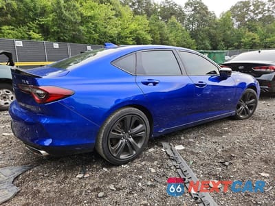 Trzecie zdjęcie samochodu z tyłu: 2021 ACURA TLX TECH A VIN:19UUB5F54MA008079 - miniatura