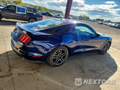 Trzecie zdjęcie samochodu z tyłu: 2019 FORD MUSTANG GT VIN:1FA6P8CF7K5135637 - miniatura