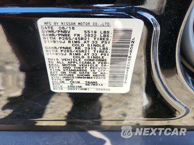 Zdjęcie 12 z 12 samochodu: 2017 INFINITI QX70 BASE VIN:JN8CS1MW9HM410378 - miniatura