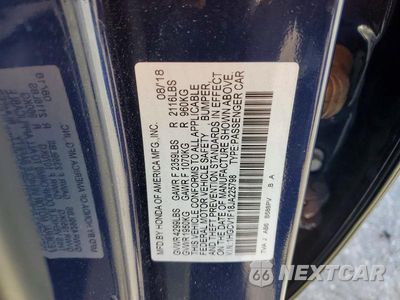 Zdjęcie 12 z 12 samochodu: 2018 HONDA ACCORD LX VIN:1HGCV1F18JA225798 - miniatura