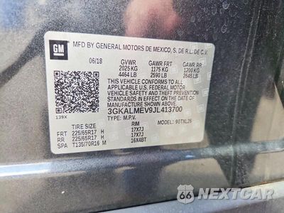 Zdjęcie 14 z 14 samochodu: 2018 GMC TERRAIN SLE VIN:3GKALMEV9JL413700 - miniatura