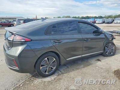 Trzecie zdjęcie samochodu z tyłu: 2021 HYUNDAI IONIQ SE VIN:KMHC65LD7MU250515 - miniatura