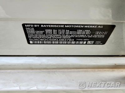 Zdjęcie 12 z 12 samochodu: 2019 BMW X7 XDRIVE40I VIN:5UXCW2C50KL083783 - miniatura