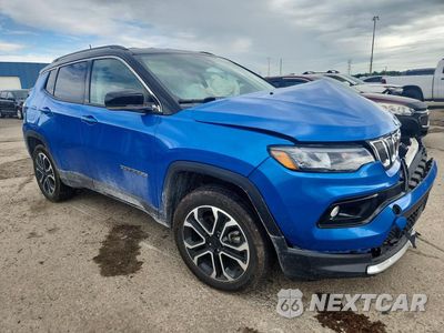Czwarte zdjęcie samochodu z boku: 2022 JEEP COMPASS LIMITED VIN:3C4NJDCB0NT161742 - miniatura