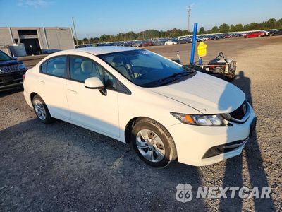 Czwarte zdjęcie samochodu z boku: 2013 HONDA CIVIC LX VIN:2HGFB2F53DH570046 - miniatura