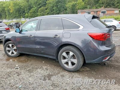 Drugie zdjęcie samochodu z przodu: 2016 ACURA MDX VIN:5FRYD4H27GB043586 - miniatura