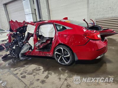 Drugie zdjęcie samochodu z przodu: 2019 HONDA ACCORD SPORT VIN:1HGCV2F33KA027803 - miniatura