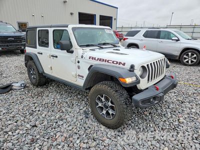 Czwarte zdjęcie samochodu z boku: 2021 JEEP WRANGLER UNLIMITED RUBICON VIN:1C4HJXFN5MW794010 - miniatura