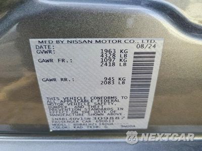 Zdjęcie 13 z 13 samochodu: 2025 NISSAN ALTIMA SV VIN:1N4BL4DV1SN309887 - miniatura