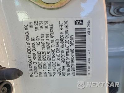 Zdjęcie 13 z 13 samochodu: 2019 HONDA CR-V EXL VIN:2HKRW1H8XKH516443 - miniatura