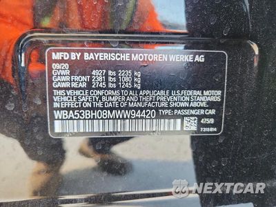 Zdjęcie 13 z 13 samochodu: 2021 BMW 530 I VIN:WBA53BH08MWW94420 - miniatura