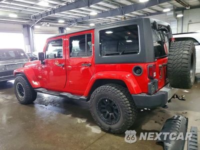 Drugie zdjęcie samochodu z przodu: 2015 JEEP WRANGLER UNLIMITED SAHARA VIN:1C4BJWEG3FL515578 - miniatura