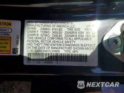 Zdjęcie 13 z 13 samochodu: 2026 HONDA CR-V EX VIN:5J6RS3H43TL018905 - miniatura