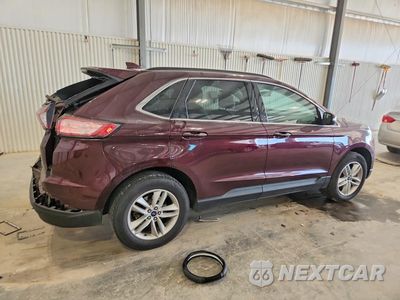 Trzecie zdjęcie samochodu z tyłu: 2018 FORD EDGE SEL VIN:2FMPK4J83JBB21203 - miniatura