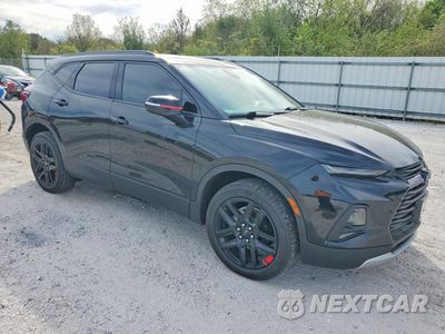 Czwarte zdjęcie samochodu z boku: 2021 CHEVROLET BLAZER 3LT VIN:3GNKBDRS2MS523413 - miniatura