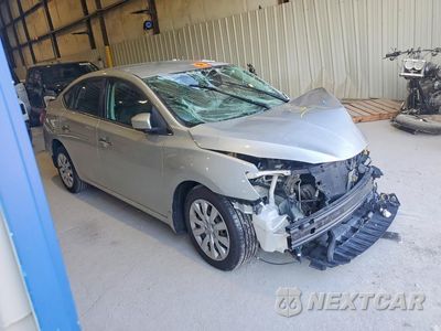 Czwarte zdjęcie samochodu z boku: 2019 NISSAN SENTRA S VIN:3N1AB7AP0KY325746 - miniatura