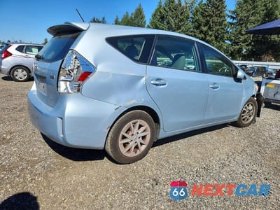 Trzecie zdjęcie samochodu z tyłu: 2013 TOYOTA PRIUS V TWO VIN:JTDZN3EU6D3275107 - miniatura