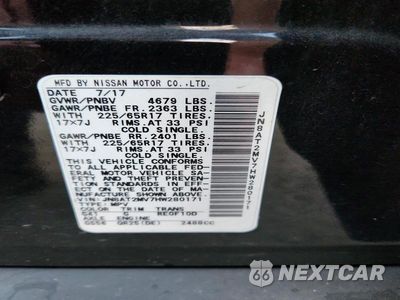 Zdjęcie 13 z 13 samochodu: 2017 NISSAN ROGUE SV VIN:JN8AT2MV7HW280171 - miniatura