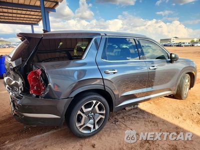 Trzecie zdjęcie samochodu z tyłu: 2025 HYUNDAI PALISADE SEL PREMIUM VIN:KM8R44GE1SU856368 - miniatura