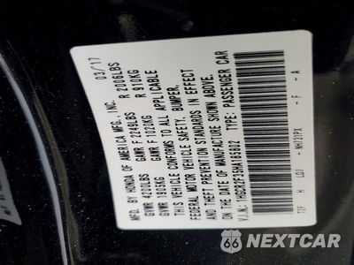 Zdjęcie 13 z 13 samochodu: 2017 HONDA ACCORD LX VIN:1HGCR2F35HA185802 - miniatura
