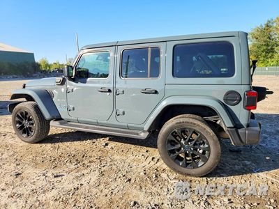 Drugie zdjęcie samochodu z przodu: 2024 JEEP WRANGLER SAHARA 4XE VIN:1C4RJXP69RW206936 - miniatura