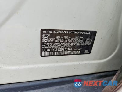 Zdjęcie 13 z 13 samochodu: 2016 BMW X5 XDR40E VIN:5UXKT0C54G0S76164 - miniatura