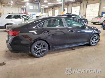 Trzecie zdjęcie samochodu z tyłu: 2021 KIA FORTE GT LINE VIN:3KPF34ADXME307666 - miniatura