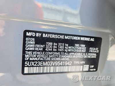 Zdjęcie 14 z 14 samochodu: 2027 BMW X7 XDRIVE40I VIN:5UX23EM03V9541942 - miniatura