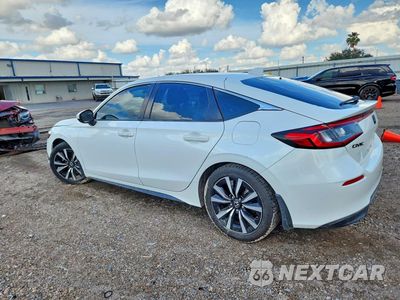 Drugie zdjęcie samochodu z przodu: 2022 HONDA CIVIC EXL VIN:19XFL1H73NE022680 - miniatura