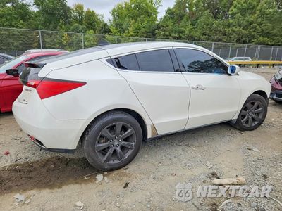 Trzecie zdjęcie samochodu z tyłu: 2010 ACURA ZDX ADVANCE VIN:2HNYB1H60AH502784 - miniatura