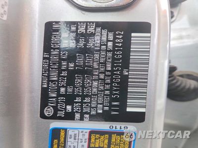Zdjęcie 13 z 13 samochodu: 2020 KIA SORENTO S VIN:5XYPGDA51LG614842 - miniatura