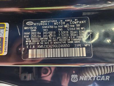Zdjęcie 13 z 13 samochodu: 2016 HYUNDAI TUCSON LIMITED VIN:KM8J3CA29GU246850 - miniatura