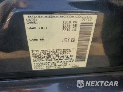 Zdjęcie 12 z 12 samochodu: 2013 NISSAN ALTIMA 2.5 VIN:1N4AL3AP2DC223367 - miniatura