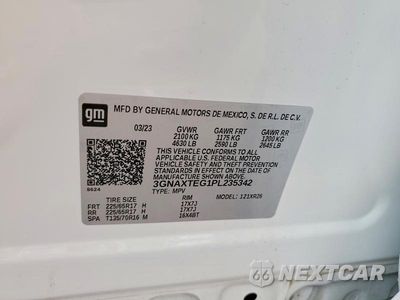 Zdjęcie 14 z 14 samochodu: 2023 CHEVROLET EQUINOX LT VIN:3GNAXTEG1PL235342 - miniatura