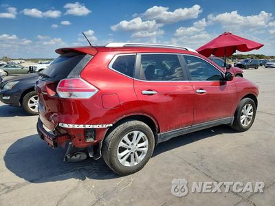 Trzecie zdjęcie samochodu z tyłu: 2016 NISSAN ROGUE SV VIN:KNMAT2MT8GP607633 - miniatura