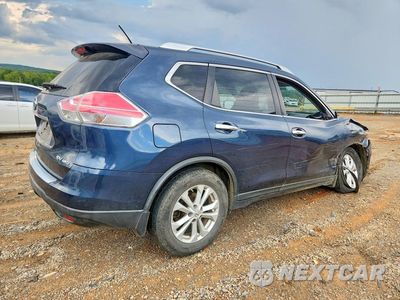 Trzecie zdjęcie samochodu z tyłu: 2015 NISSAN ROGUE SV VIN:KNMAT2MV4FP541985 - miniatura