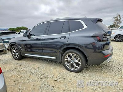 Drugie zdjęcie samochodu z przodu: 2022 BMW X3 SDRIVE30I VIN:5UX43DP0XN9N22755 - miniatura